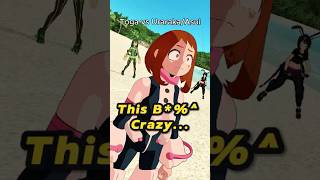 Uraraka vs Toga Just Kno mha myheroacademia mhaedit anime animeedit toga togahimiko vrchat [upl. by Marley]