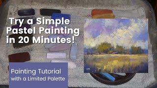 Try a Simple Pastel Painting in 20 Minutes Its Playtime [upl. by Alexandros]