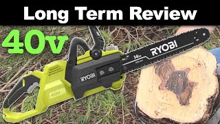 Ryobi 40v Brushless Liion 14quot Chainsaw [upl. by Noicpesnoc563]