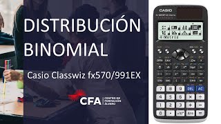 Cálculo de Distribución Binomial Calculadora Casio fx570991EX Classwiz [upl. by Aiotal626]