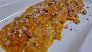 Kürbis Amaretto Ravioli mit Salbei  Mori kocht [upl. by Wittenburg]