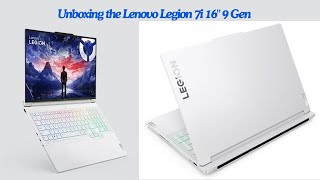 Unboxing the Lenovo Legion 7i 16quot 9 Gen Gaming Laptop ASMR [upl. by Letnom]