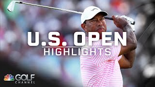 2024 US Open Highlights Tiger Woods Round 1 at Pinehurst No 2  Golf Channel [upl. by Niran]