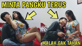 PRANK MINTA PANGKU KE PACAR SAMPE GA TAHAN [upl. by Seiter563]