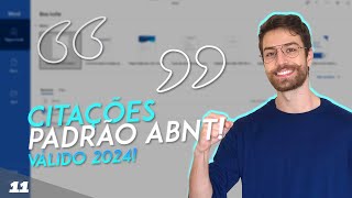 COMO FAZER AS CITAÇÕES ABNT FÁCIL E RÁPIDO [upl. by Ennaid]