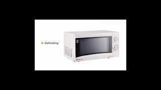 Bajaj 1701 MT 17L Solo Microwave Oven Whiteh  kvk tech [upl. by Otto741]