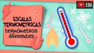 Escalas termométricas  diferentes formas de medir a temperatura [upl. by Gnud883]