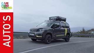 Peugeot Rifter 4x4 concept  Campingtrend [upl. by Peace]