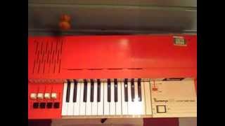 70s Bontempi Organ keyboard demo [upl. by Eniarda]