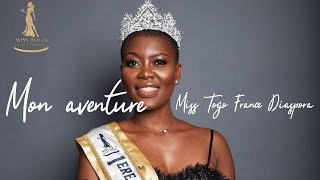 Jai participé à un concours de beauté  MISS TOGO FRANCE DIASPORA 2021 [upl. by Celestine150]