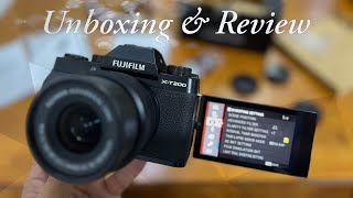 Fujifilm XT200 Unboxing amp Review [upl. by Yanttirb245]