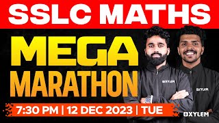 SSLC Christmas Exam  Maths  Mega Marathon  Xylem SSLC [upl. by Arondell]