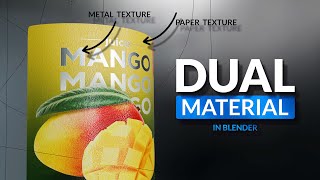 Dual material in Blender Tutorial [upl. by Pepita995]