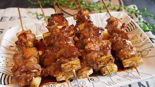 How to make Yakitori from Scratch using Oven 焼き鳥 Super Easy Japanese Satay Recipe [upl. by Iloj]