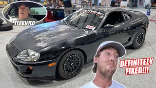 Scaring Passengers In a 1300hp SLEEPER SUPRA The Rat Rod Supras Mystery Issue is FIXED [upl. by Yecniuq661]