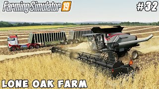 Big wheat harvest with Gleaner S98  Lone Oak Farm  Farming simulator 19  Timelapse 32 [upl. by Anitnatsnoc]