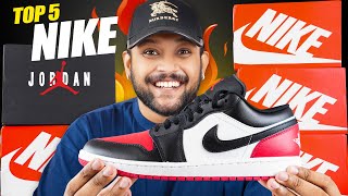 5 Best Nike Air Jordan ShoesSneaker For CollegeMen 🔥 Nike Haul Review 2024  ONE CHANCE [upl. by Dexter669]