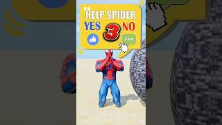 স্পাইডারম্যানের সাথে একি ঘটলো দেখুন😱spiderman hulkman [upl. by Nyrat]