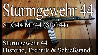 STG44 MP44 SLG44 8x33 kurz Historie Funktion Technik Slow Motion [upl. by Arinayed]