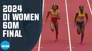 Womens 60m  2024 NCAA indoor track and field championships [upl. by Fairbanks859]