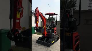 Polish customer customized 18ton Kubota engine ready for delivery miniexcavatormachinery shorts [upl. by Aicined]