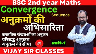 convergence of sequence  basic concept  Advanced Calculus bsc 2nd year L1 [upl. by Rebe]