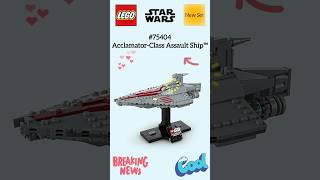 New LEGO® Set 75404 AcclamatorClass Assault Ship™ [upl. by Euqinomahs331]