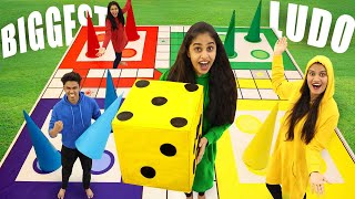 BIGGEST LUDO CHALLENGE IN THE WORLD 🔥 LUDO IN REAL LIFE 🤩 ആര് ജയിക്കും [upl. by Ydarg338]