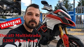 Ducati Multistrada 1200 Pikes Peak 2017 Review amp Test Drive [upl. by Dranyl14]