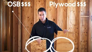 Framing  OSB vs Plywood  Whats the difference in COST AND PERFORMANCE [upl. by Mogerly540]