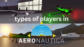 4 types of players in aeronautica [upl. by Eenor]