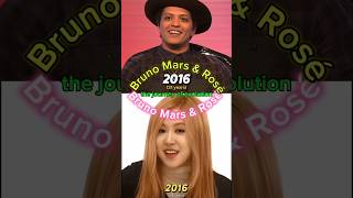 Bruno Mars amp Rosé the journey of evolution • APT rose song kpop lyrics blackpink brunomars [upl. by Lothair]