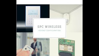 Vanderbilt SPC 2way wireless how to configure from the SPC keypad [upl. by Attenwahs]