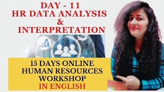 HR Data Analysis amp Interpretation  HR Analytics hrworkshop hranalytics hr readywithhr [upl. by Arimihc]