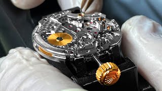 Watchmaking Magic Rolex YachtMaster II [upl. by Nibla]