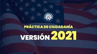 Práctica de ciudadanía americana  Versión 2021 [upl. by Ecaj]