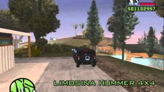 GTA San Andreas Instalar una Limosina Hummer 4x4 [upl. by Castro]