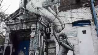 PHLEGMPECKHAM RYE MURALWALLGRAFFITISHEFFIELD STREET ARTISTMOV [upl. by Janaye]