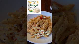 Easy Boursin Cheese amp Tomato Pasta 20 mins to make [upl. by Oelak]