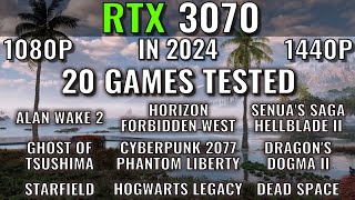 RTX 3070 in 2024  20 Games Tested  1440p 1080p [upl. by Ahsinawt]