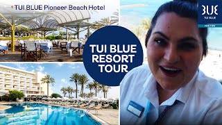 TUI BLUE Pioneer Beach Hotel Cyprus  Resort Tour [upl. by Ylak153]