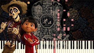 Proud Corazón  Pixars COCO Piano Tutorial Synthesia [upl. by Eugine891]