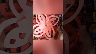 Paper flowers making for Christmas snow flakes making videohandmadecrafts diy papercrafts [upl. by Yordan]