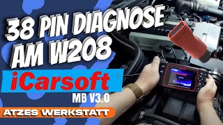 Diagnosesoftware iCarsoft MB 30 ODER Star Diagnose für MERCEDES W203  W208  A208  W210 [upl. by Llednik]