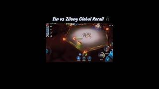 Lol Zilong Recall 🤣 yin mobilelegends mlbb shorts [upl. by Mor]