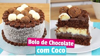 O MELHOR BOLO DE CHOCOLATE COM COCO  CHOCOCO   CAKEPEDIA [upl. by Atkinson436]