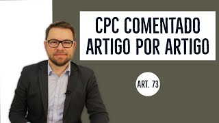 CPC COMENTADO  Art 73  Consentimento do cônjuge [upl. by Ulda]