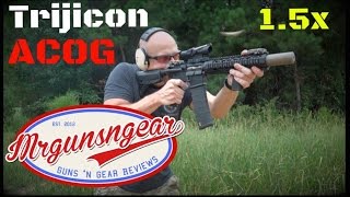 Trijicon ACOG 15x TA45 Optic Review Red Dot Replacement HD [upl. by Crispin]