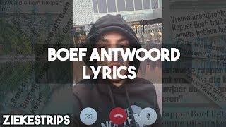 BOEF  ANTWOORD LYRICS [upl. by Guevara854]