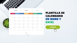 Plantilla de Calendario y Agenda en Word GRATIS [upl. by Hpseoj429]